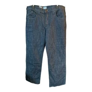 Rock & Republic Neil Men’s Straight Leg Jeans 38x30 NWT Raw/Dark Denim